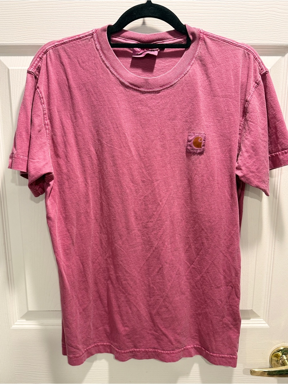 Carhartt Women’s Pink Logo T-Shirt Size XS - Picture 3 of 9
